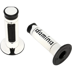 DOMINO Grips - Diamonte - Dual Compound - White/Black A26041C4046A7-0