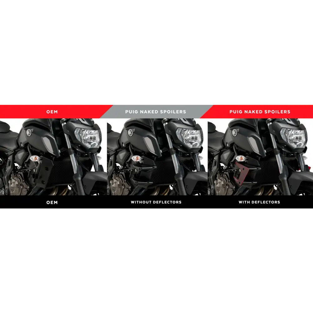 Downforce Side Spoilers Black Yam