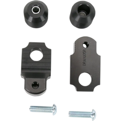 DRIVEN RACING Axle Block Sliders - Kawasaki ZX-10R - Black DRAX-105-BK