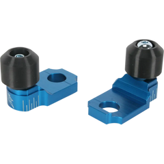 DRIVEN RACING Axle Block Sliders - Kawasaki ZX-10R - Blue DRAX-105-BL