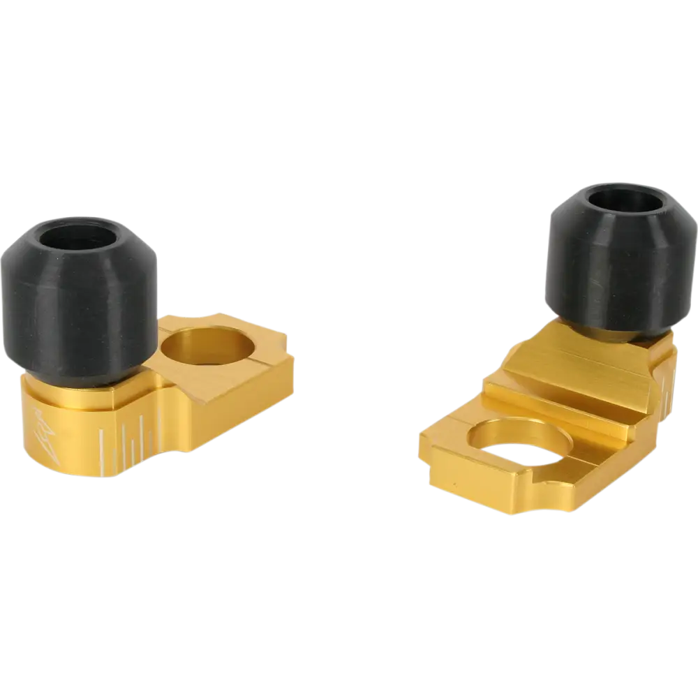 DRIVEN RACING Axle Block Sliders - Kawasaki ZX-6R - Gold DRAX-104-GD