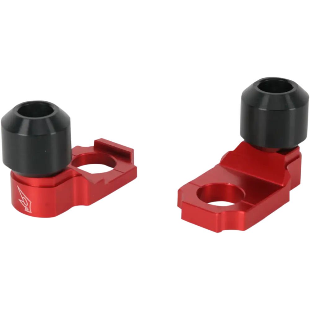 DRIVEN RACING Axle Block Sliders - Kawasaki ZX-6R - Red DRAX-104-RD