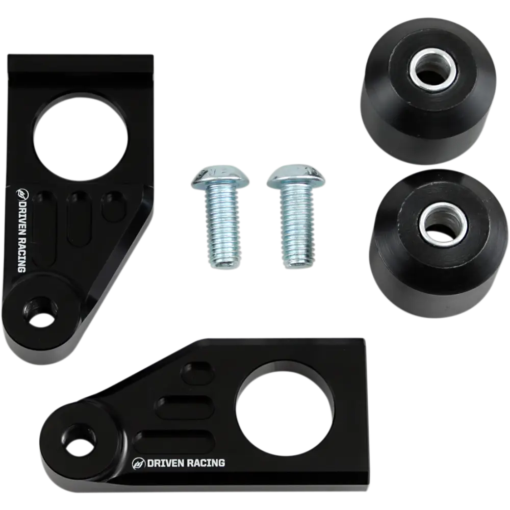 DRIVEN RACING Axle Block Sliders - Yamaha - Black DRAX-118-BK