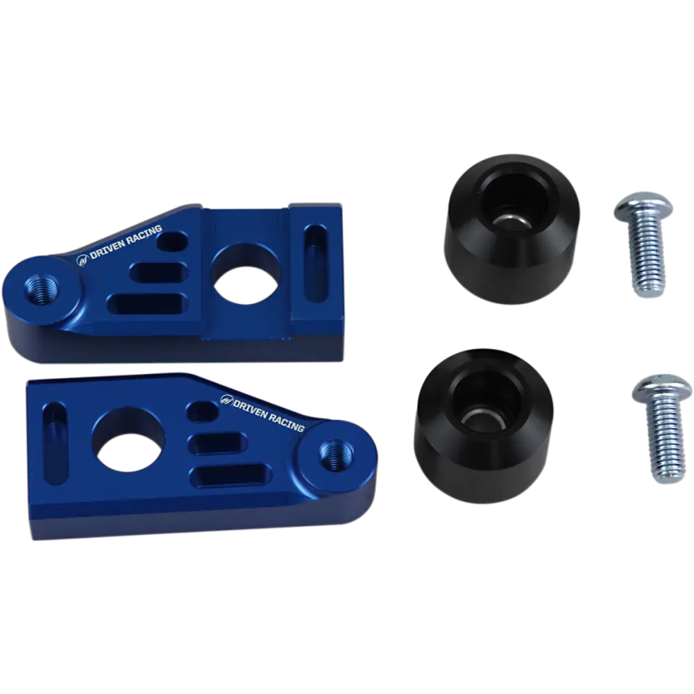 DRIVEN RACING Axle Block Sliders - Yamaha FZ-9 - Blue DRAX-121-BL