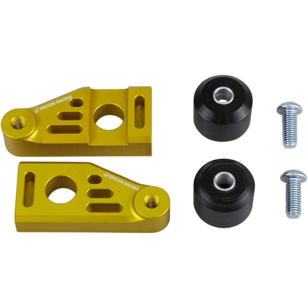 DRIVEN RACING Axle Block Sliders - Yamaha FZ-9 - Gold DRAX-121-GD