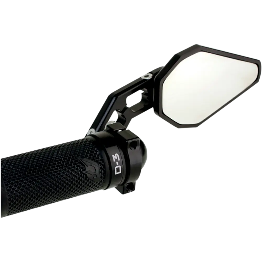 DRIVEN RACING D-Axis Bar-End Mirror - Black DXM-BK