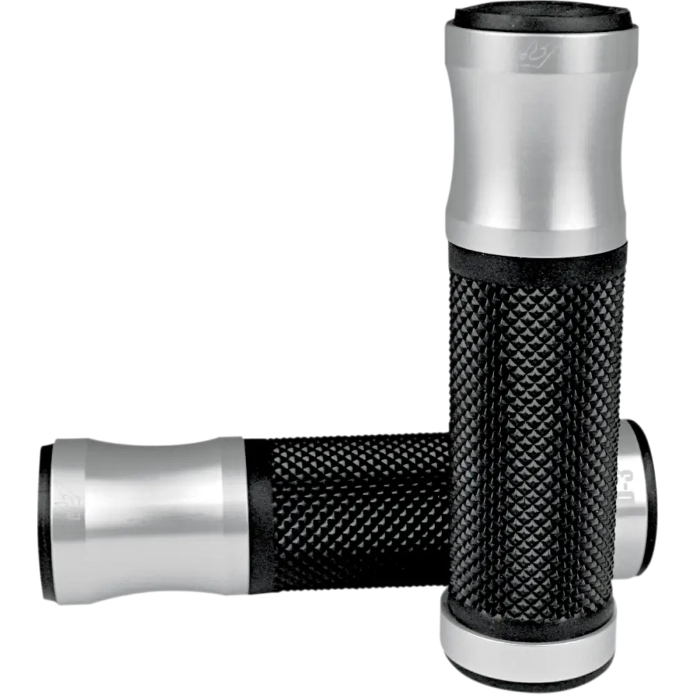 DRIVEN RACING Grips - D3 - 1’’ - Silver/Black D3SL2