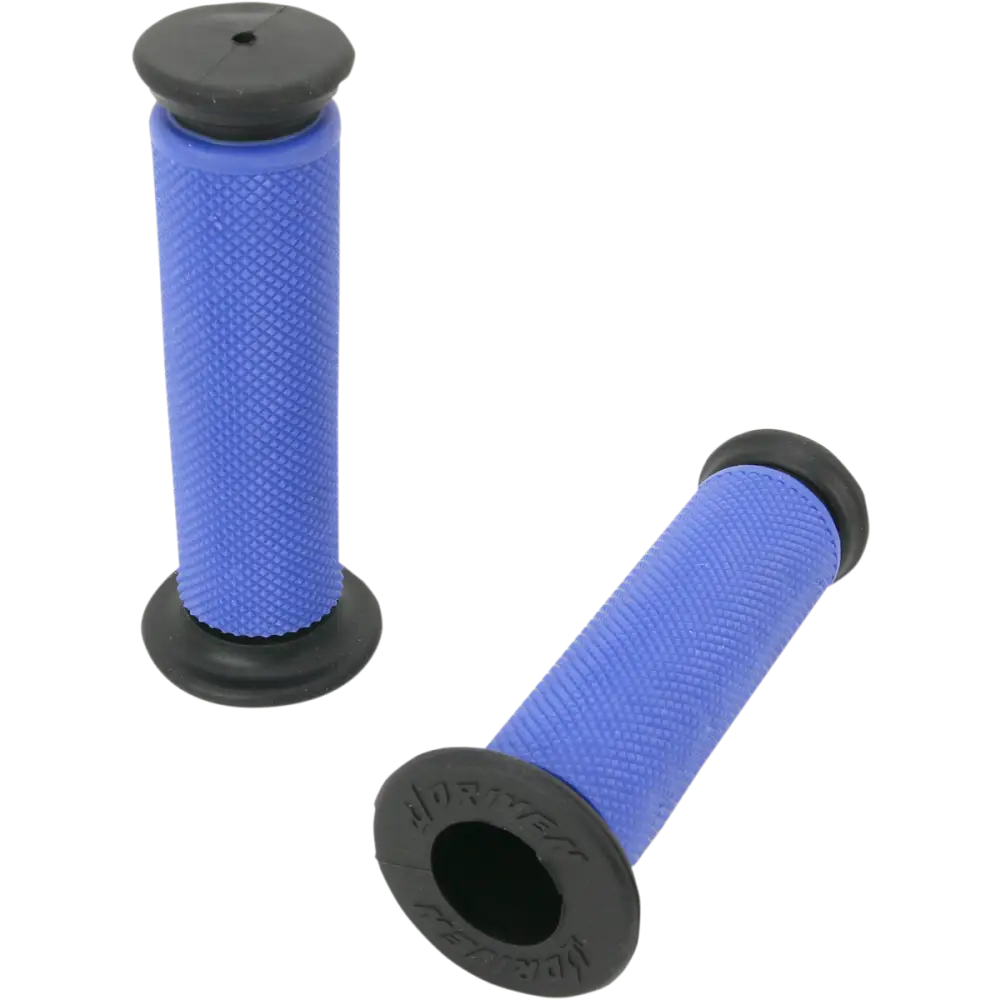 DRIVEN RACING Grips - Diamond - Closed Ends - Blue D637BL