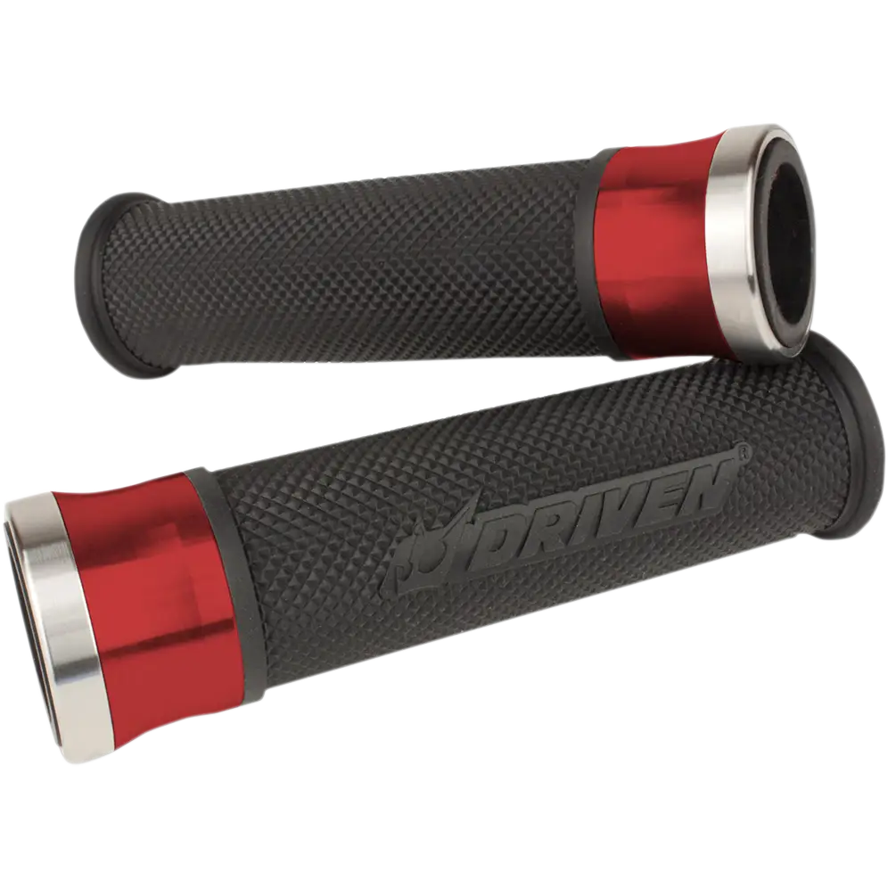 DRIVEN RACING Grips - Halo - Red/Black DHS-RD