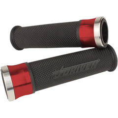 DRIVEN RACING Grips - Halo - Red/Black DHS-RD