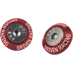 DRIVEN RACING Mirror Block Off Cap - Red DMB-KT-RD