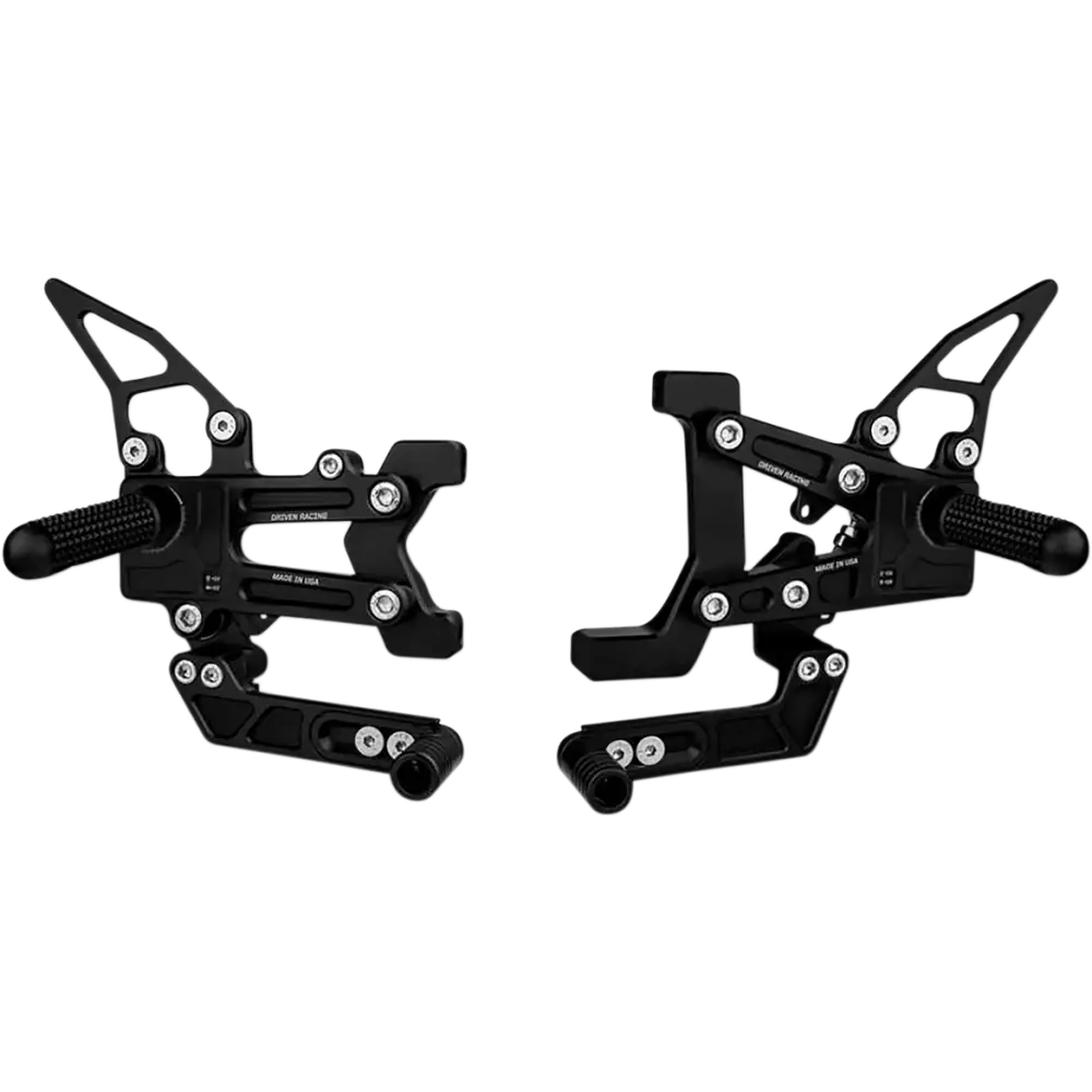 DRIVEN RACING TT Rearset - Panigale DRP-703BK