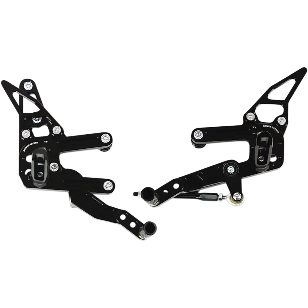 DRIVEN RACING TT Rearset - R3 DRP-722-BK