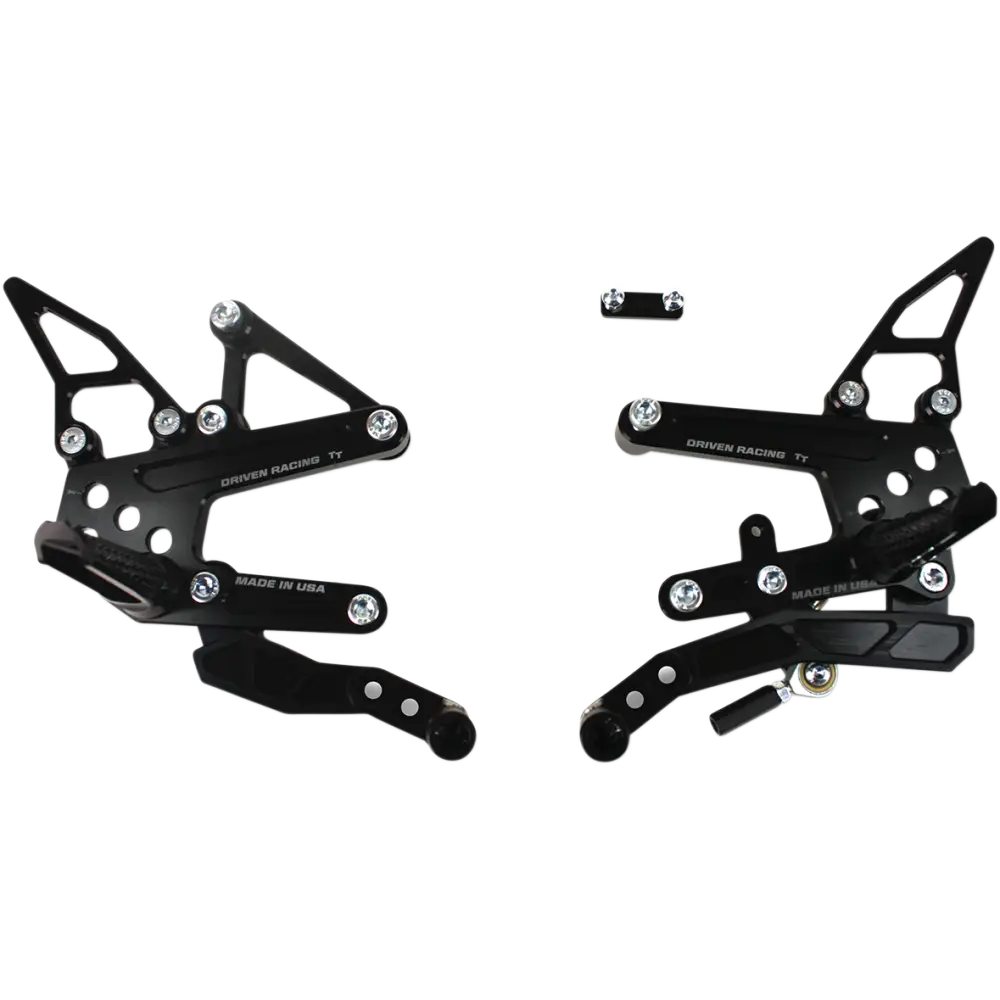 DRIVEN RACING TT Rearset - ZX10R DRP-723-BK
