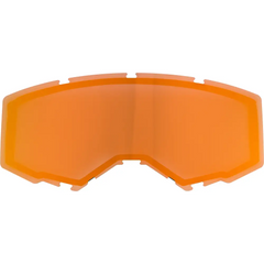 Dual Lens W/O Vents Adult Polarized Orange Mirror/Smoke