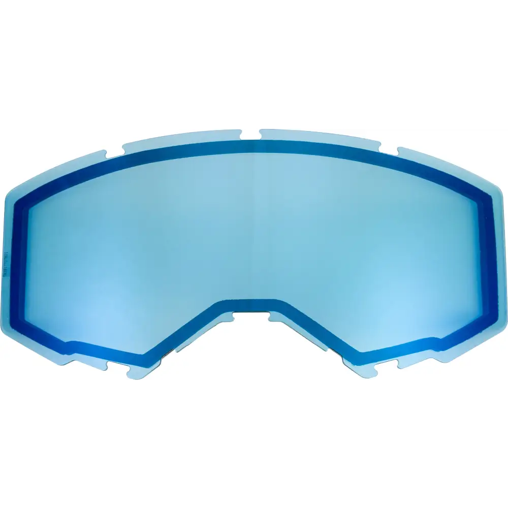 Dual Lens W/O Vents Adult Sky Blue Mirror/Blue