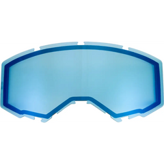 Dual Lens W/O Vents Adult Sky Blue Mirror/Blue