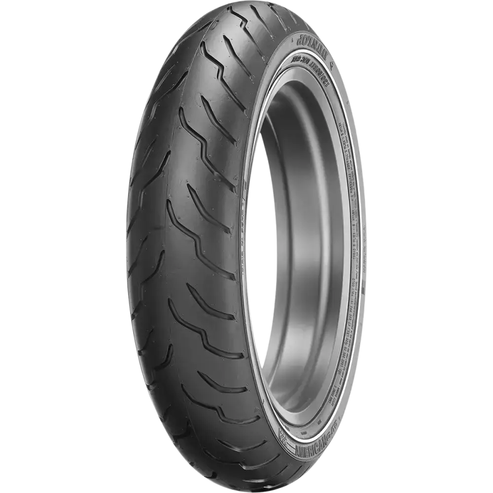 DUNLOP Tire - American Elite - Front - 130/80B17 - Narrow Whitewall - 65H 45131875