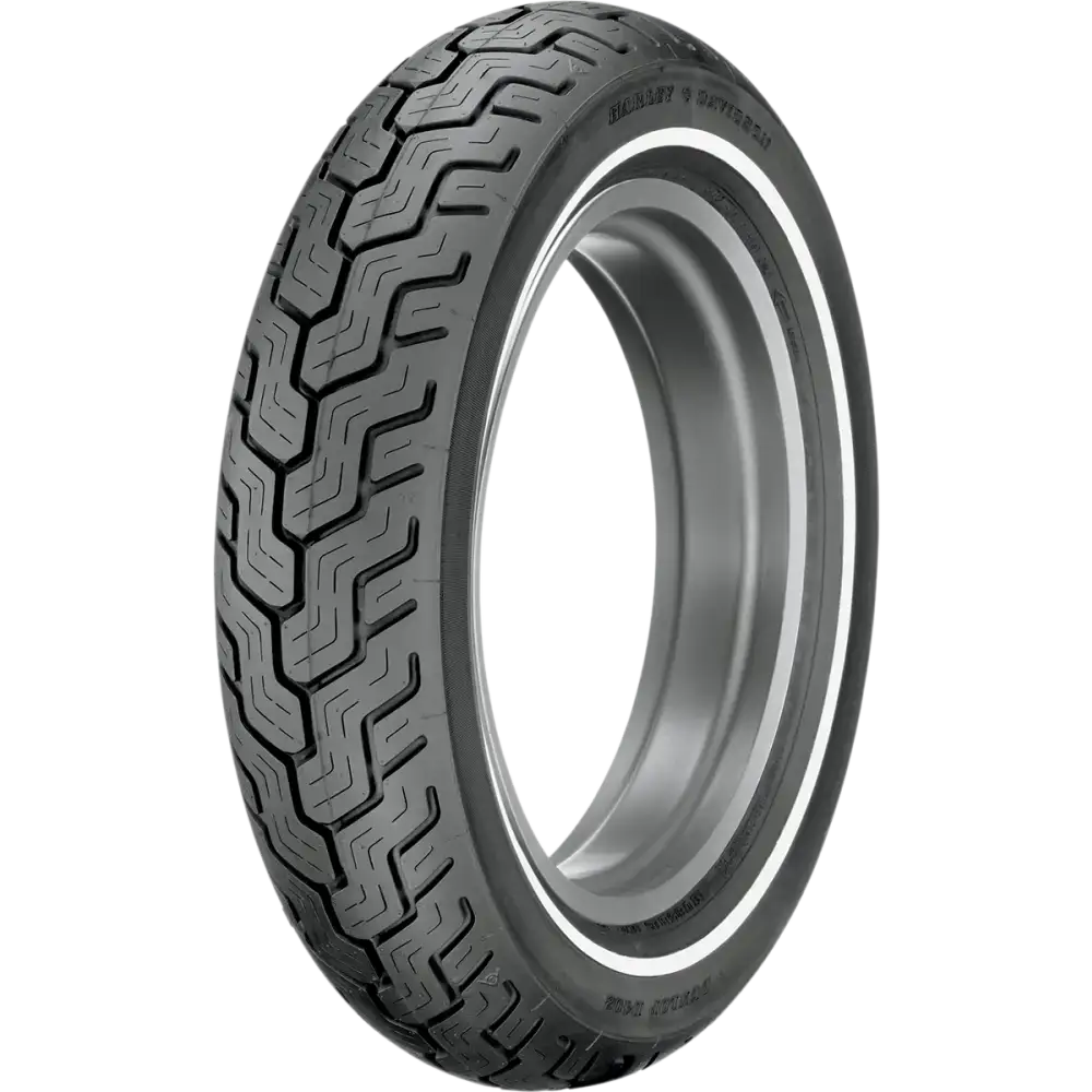 DUNLOP Tire - D402 - Rear - MT90-16 - Narrow Whitewall - 74H 45006847