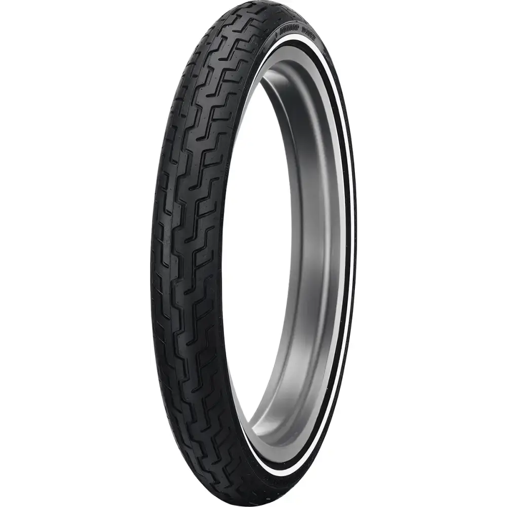 DUNLOP Tire - D402 - Front - MH90-21 - Narrow Whitewall - 54H 45006206