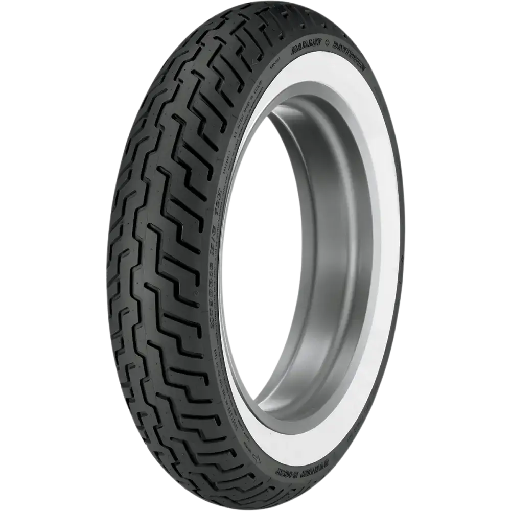 DUNLOP Tire - D402 - Front - MT90-16 - Wide Whitewall - 72H 45006380