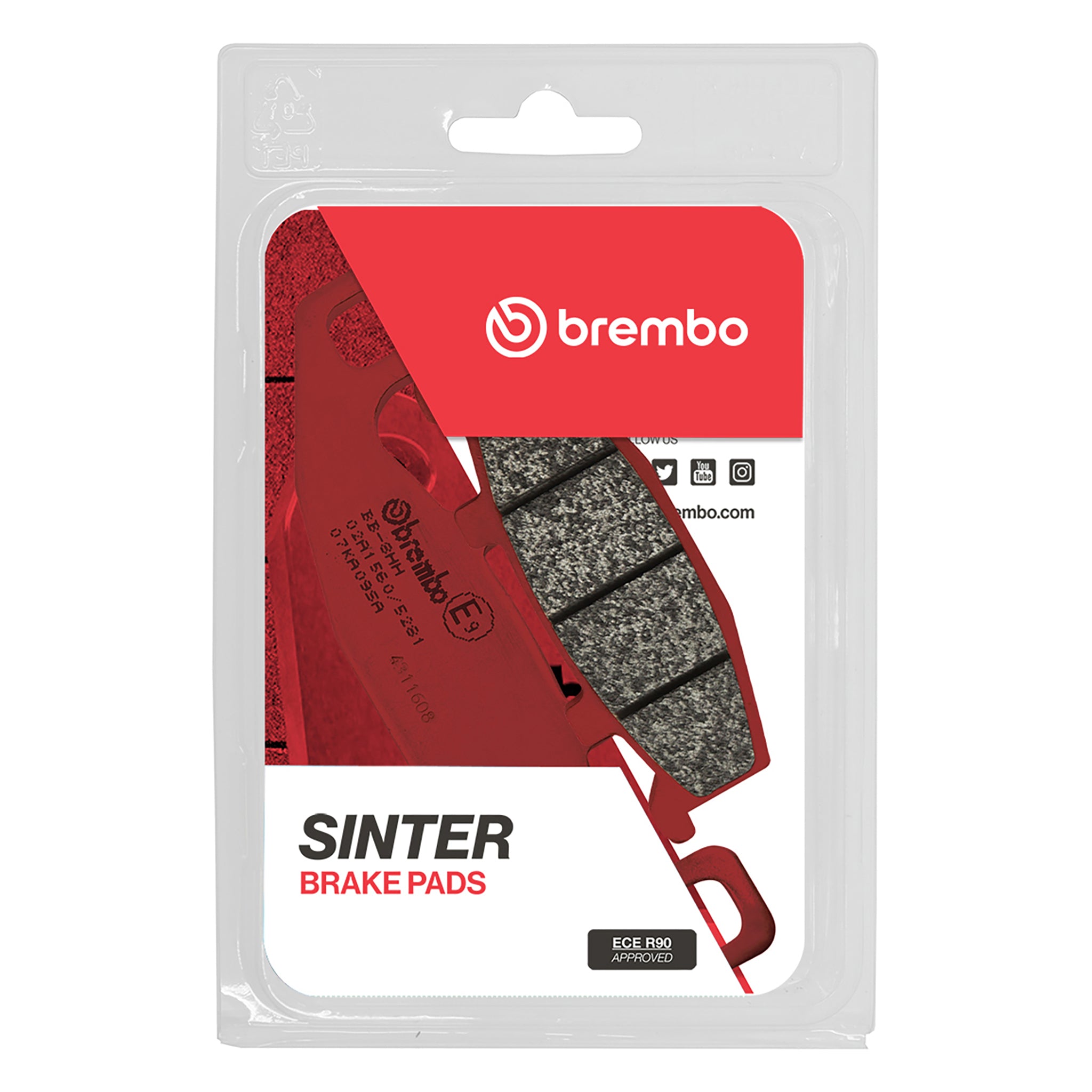 Brembo 07KA09SA Prime SA Sintered Front Brake Pads for Kawasaki Ninja 250R