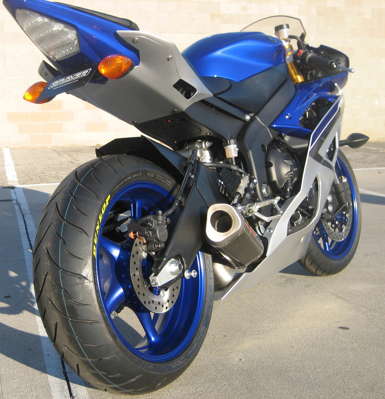 Graves Motorsports Yamaha R6 Cat-Back Slip-on Carbon Exhaust