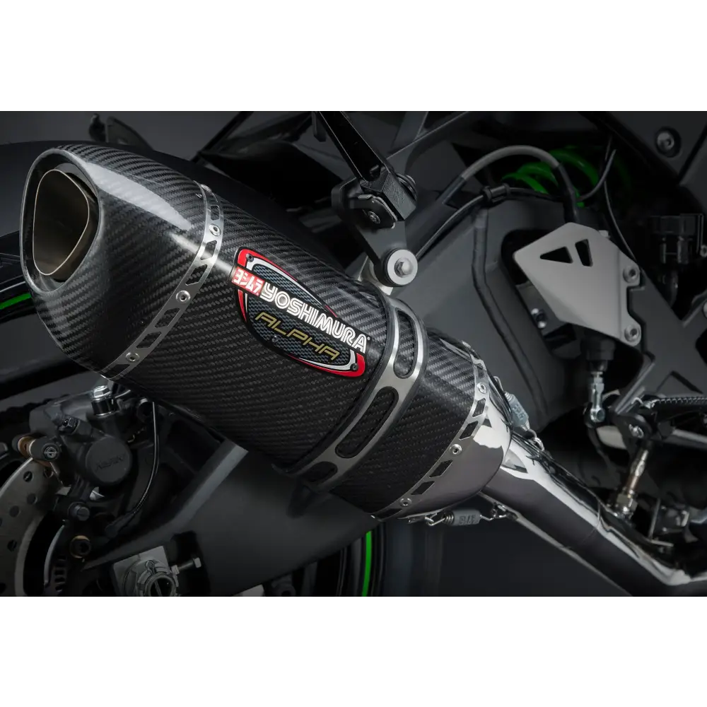Exhaust Race Alpha T 3qtr Slip On Ss Cf Cf