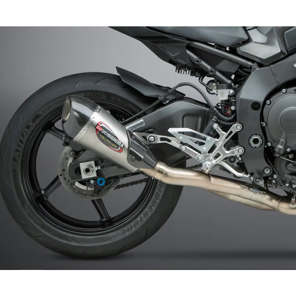 Exhaust Race Alpha T 3qtr Slip On Ss Ss Cf Works