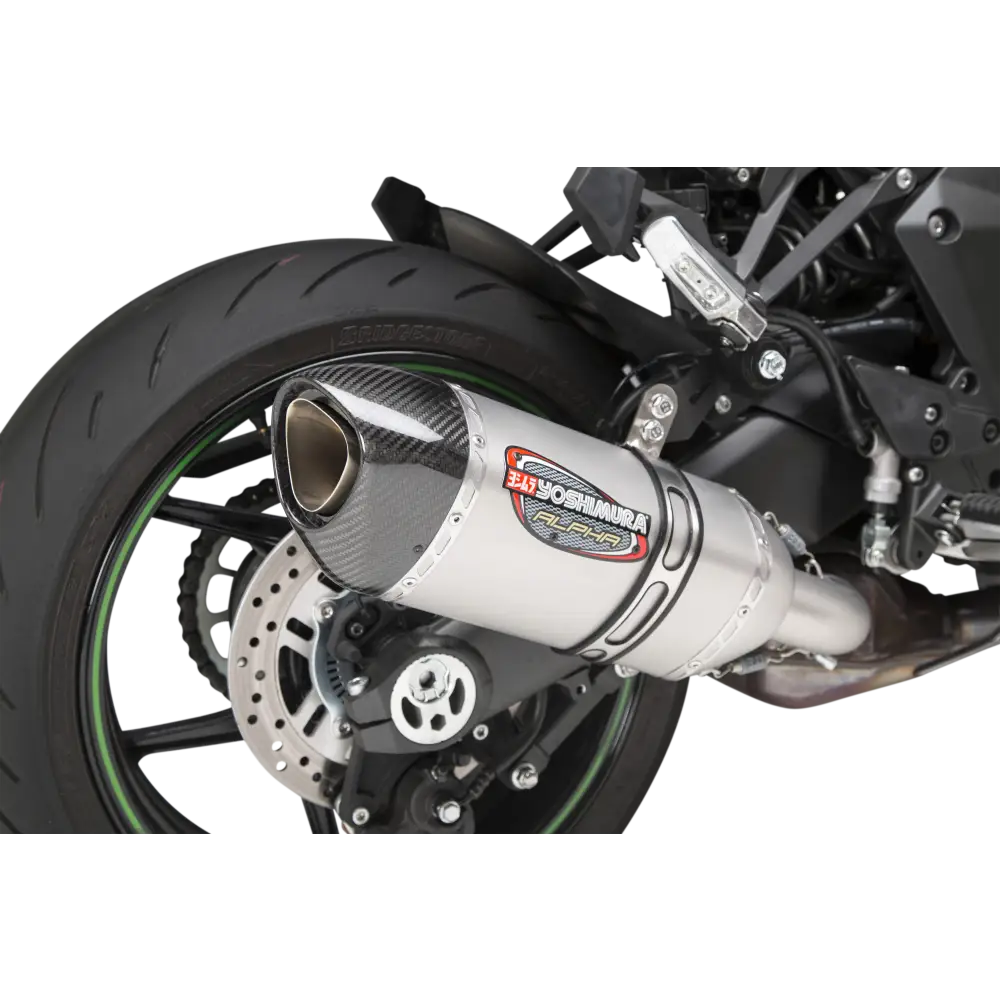 Exhaust Street Alpha Slip On Ss/Ss Kaw