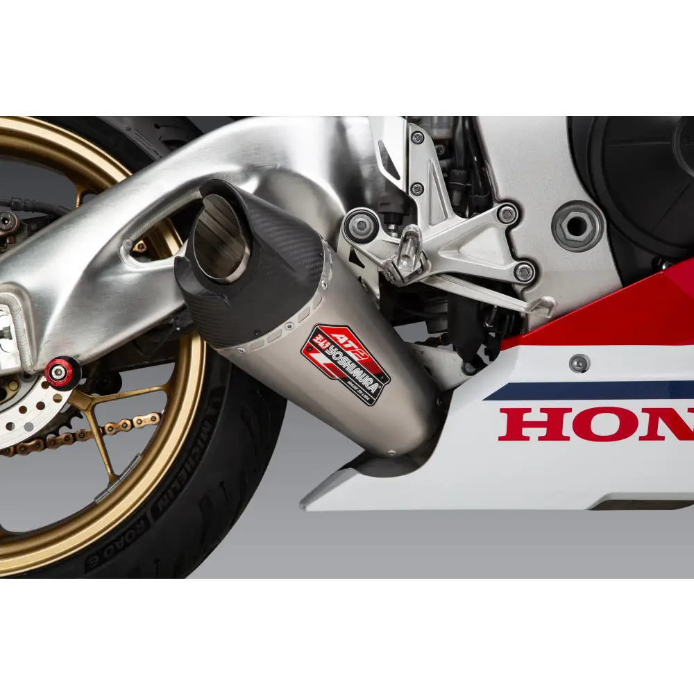 Exhaust Street At2 Slip On Ss Ss Cf