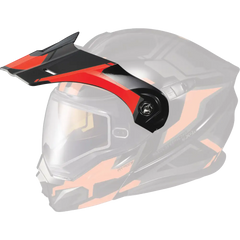 Exo At950 Helmet Peak Visor Ellwood Red