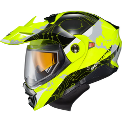 Exo At960 Cold Weather Helmet Topographic Hi Vis 3x (Dual)