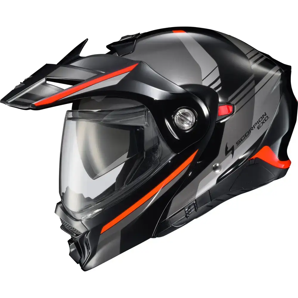 Exo At960 Modular Helmet Monk Black/Red 2x