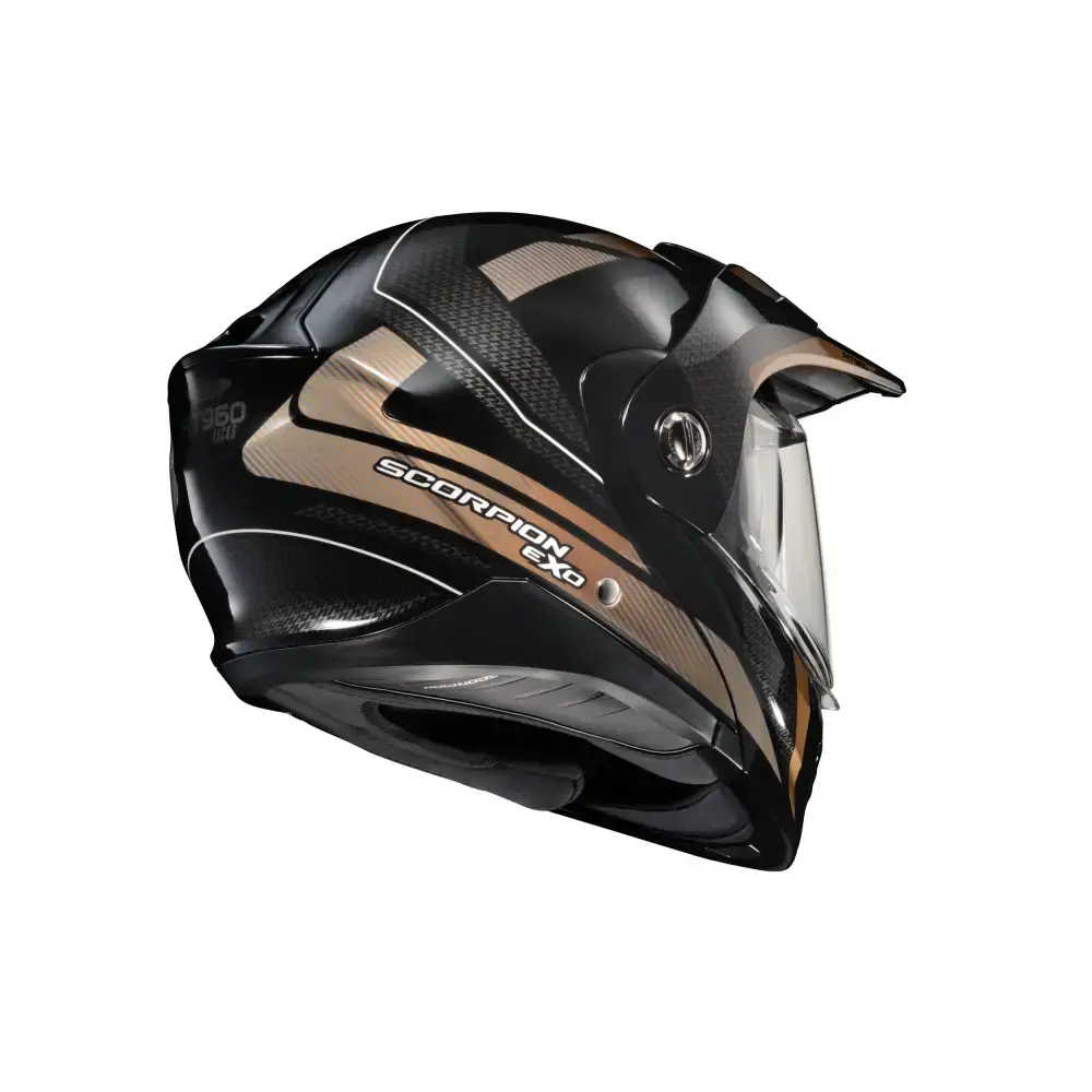 Exo At960 Modular Helmet Hicks Black/Gold Sm