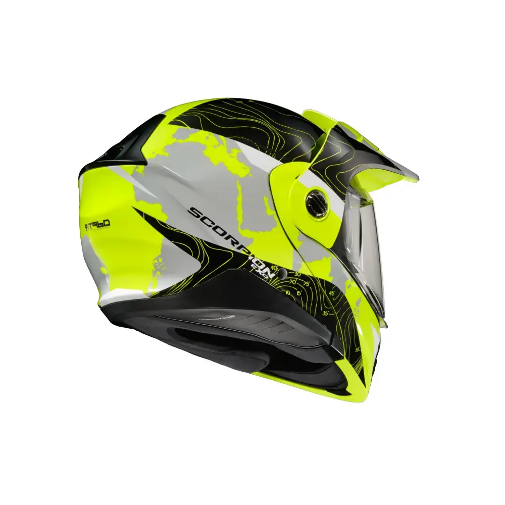 Exo At960 Modular Helmet Topographic Hi Vis/Black 3x