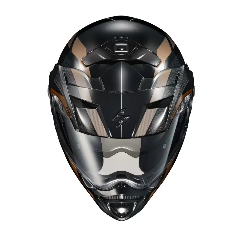 Exo At960 Modular Helmet Hicks Black/Gold Sm
