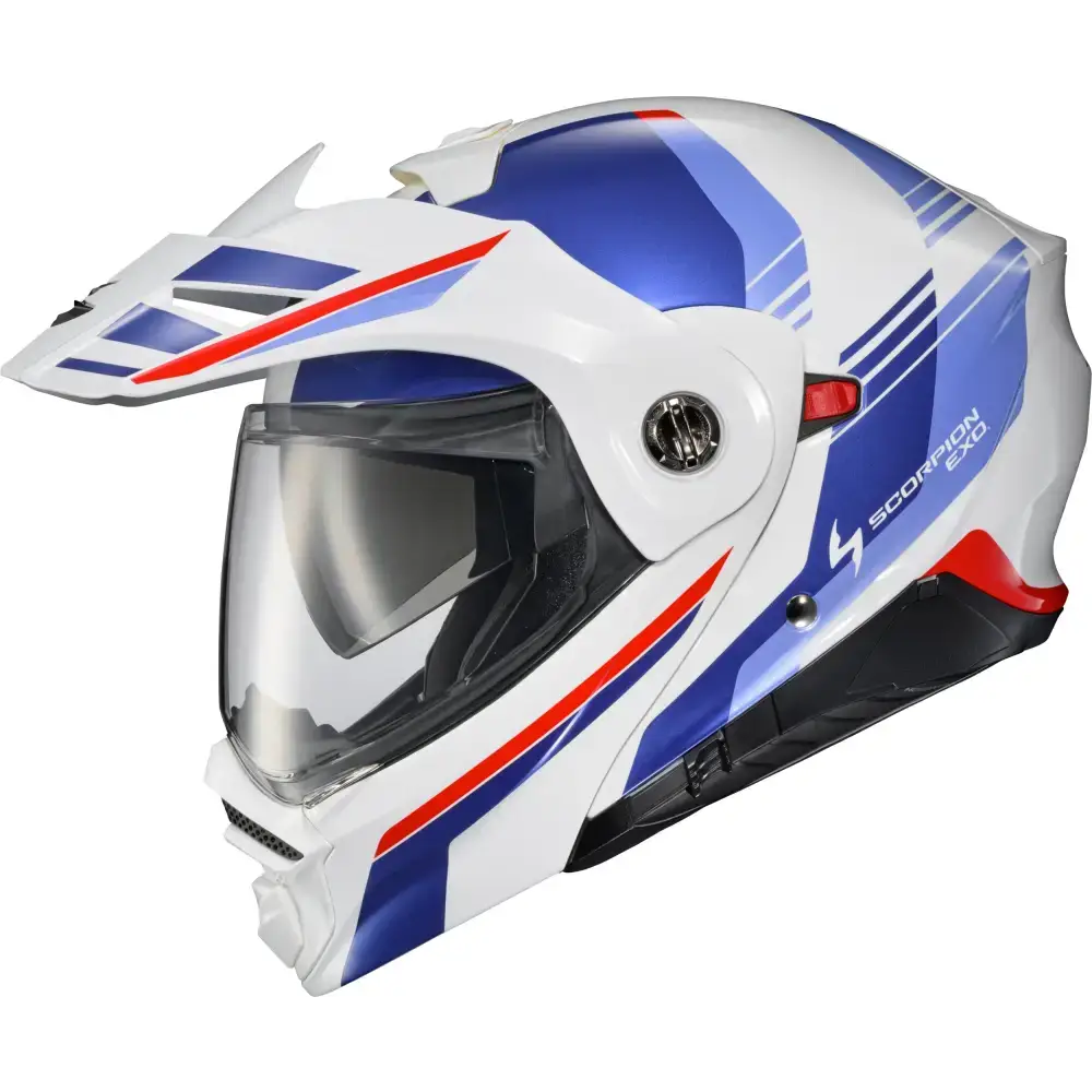 Exo At960 Modular Helmet Monk White/Blue 2x
