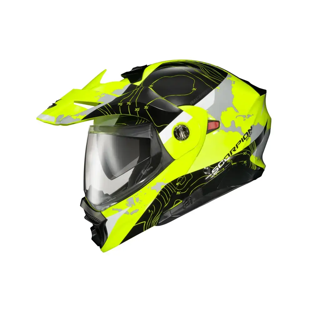 Exo At960 Modular Helmet Topographic Hi Vis/Black 3x