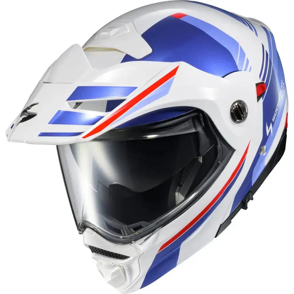 Exo At960 Modular Helmet Monk White/Blue 2x