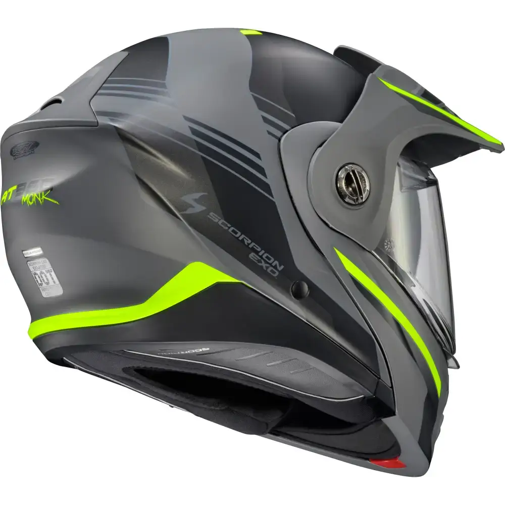 Exo At960 Modular Helmet Monk Grey/Hi Viz 2x