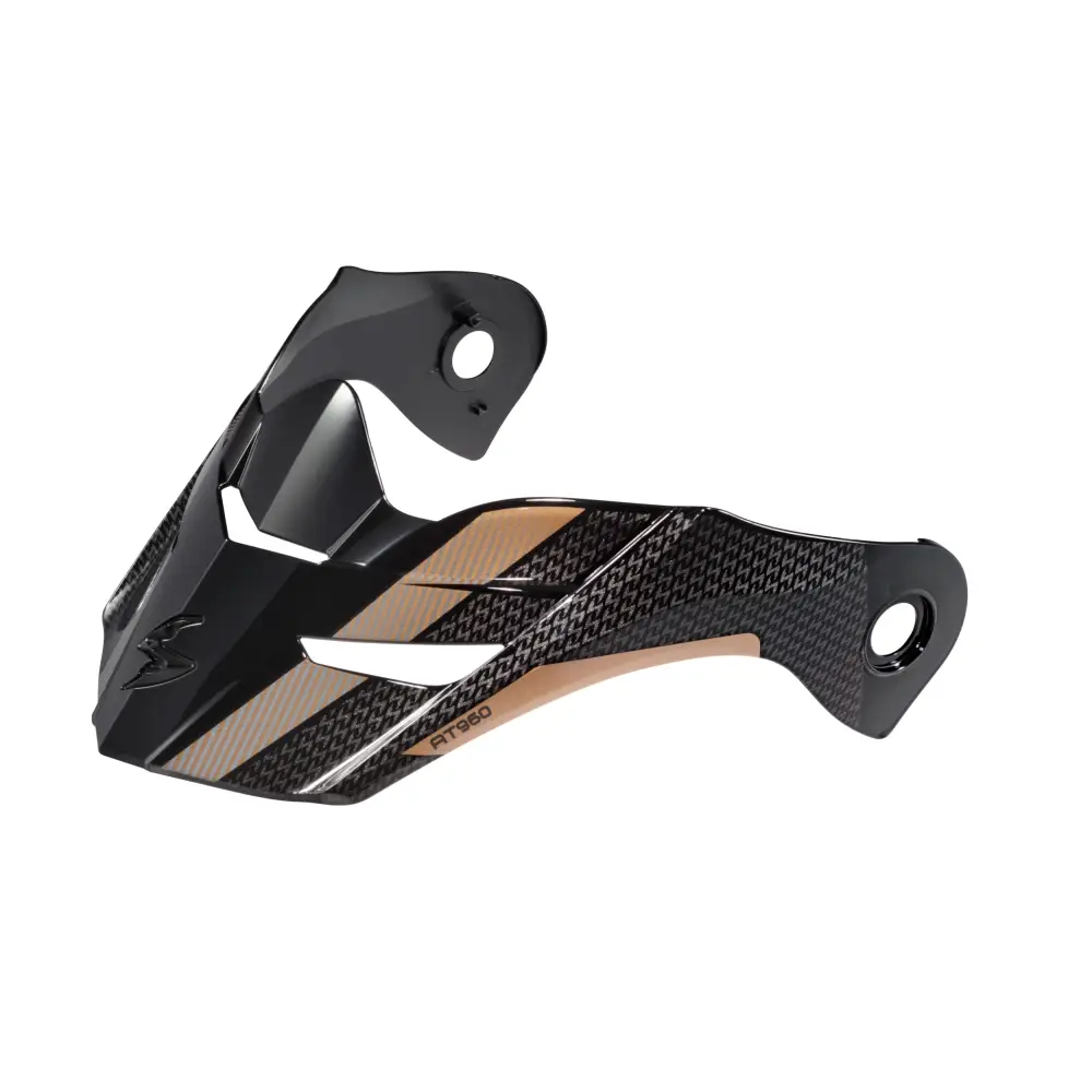 Exo At960 Peak Visor Hicks Black/Gold