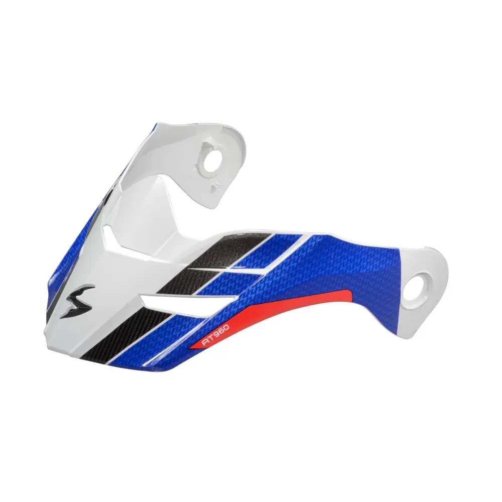 Exo At960 Peak Visor Hicks White/Blue