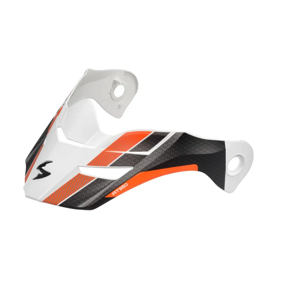 Exo At960 Peak Visor Hicks White/Orange