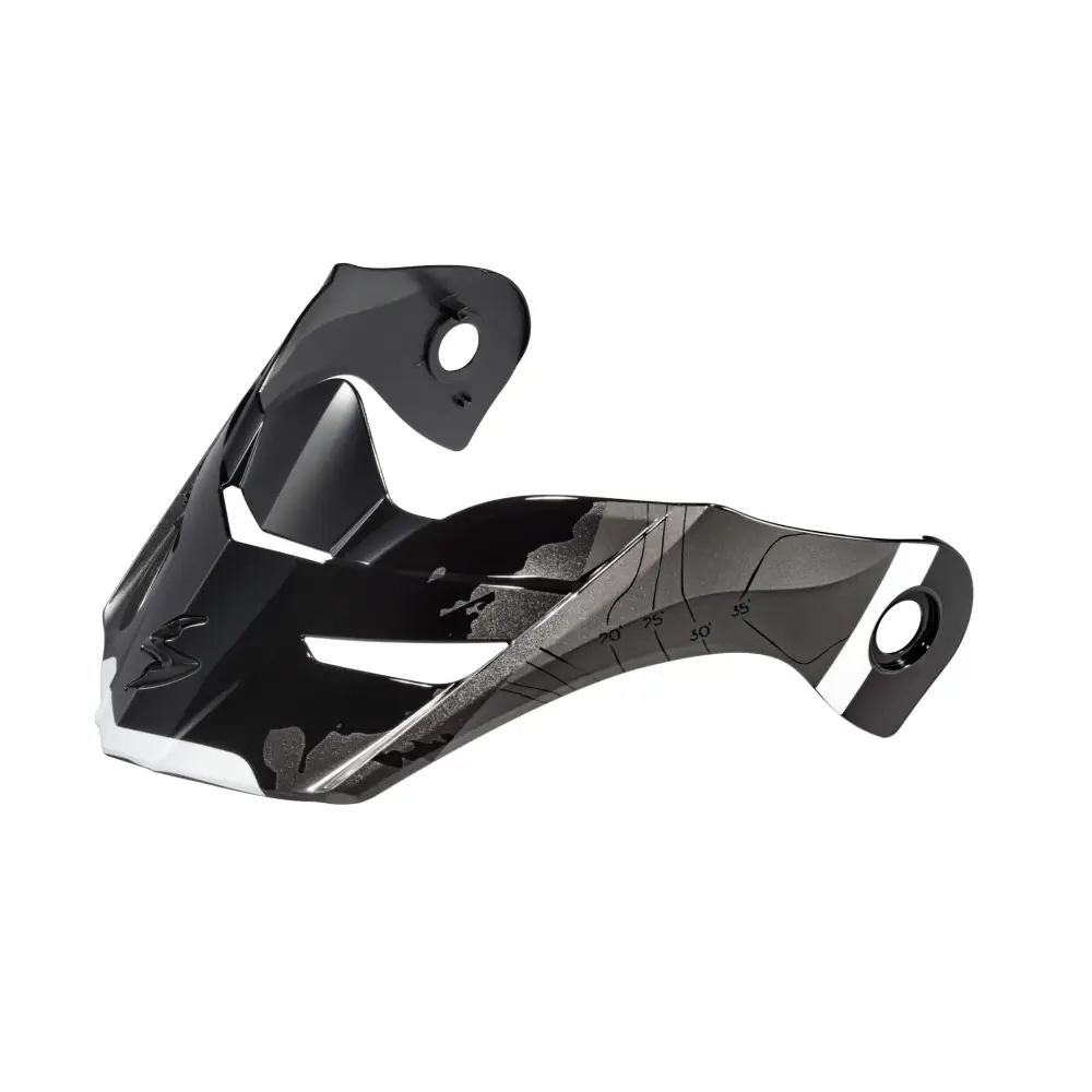 Exo At960 Peak Visor Topographic Black/White