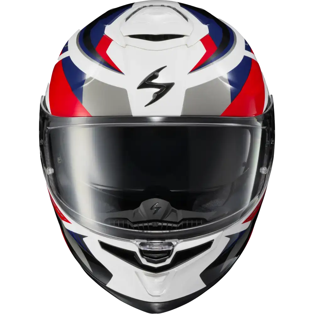 Exo Eclipse Full Face Helmet Lunar White/Red/Blue 2x