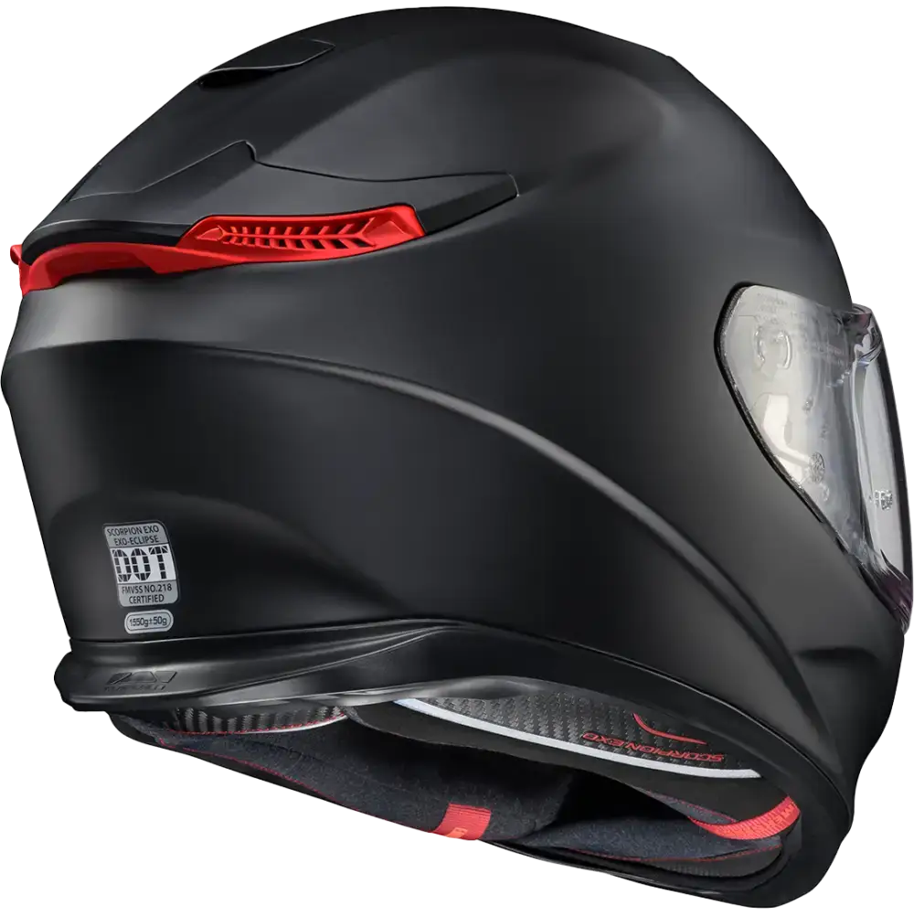 Exo Eclipse Full Face Helmet Matte Black 2x
