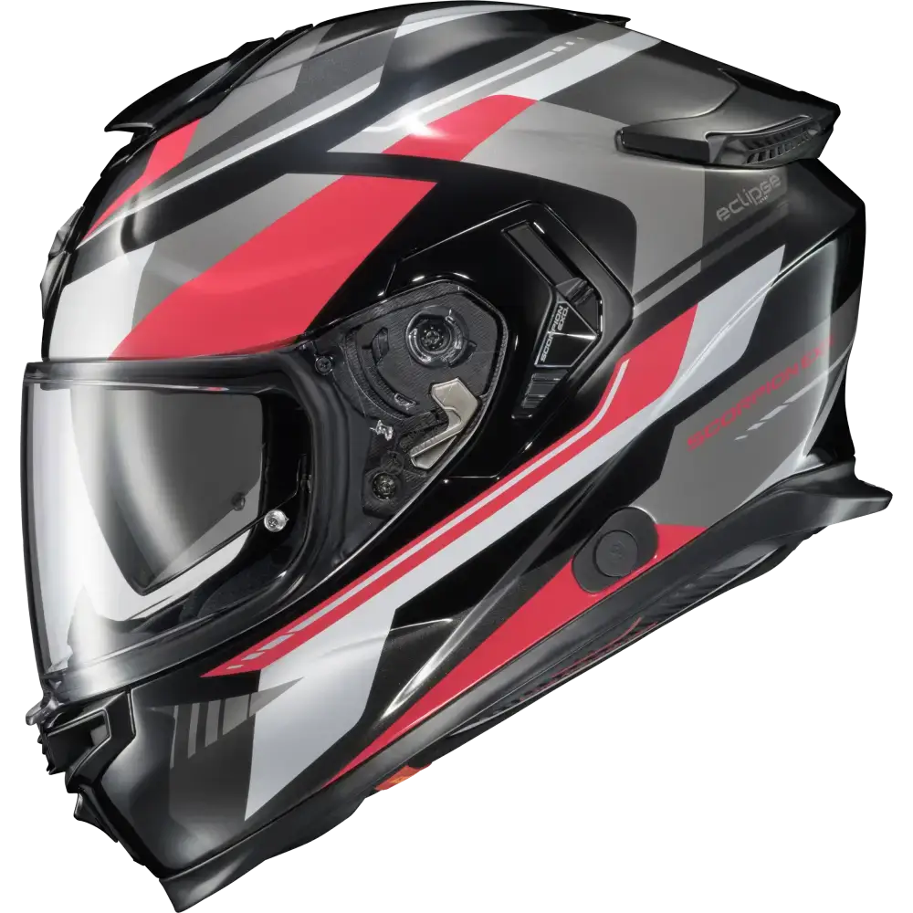 Exo Eclipse Full Face Helmet Lunar Red/White/Black 2x