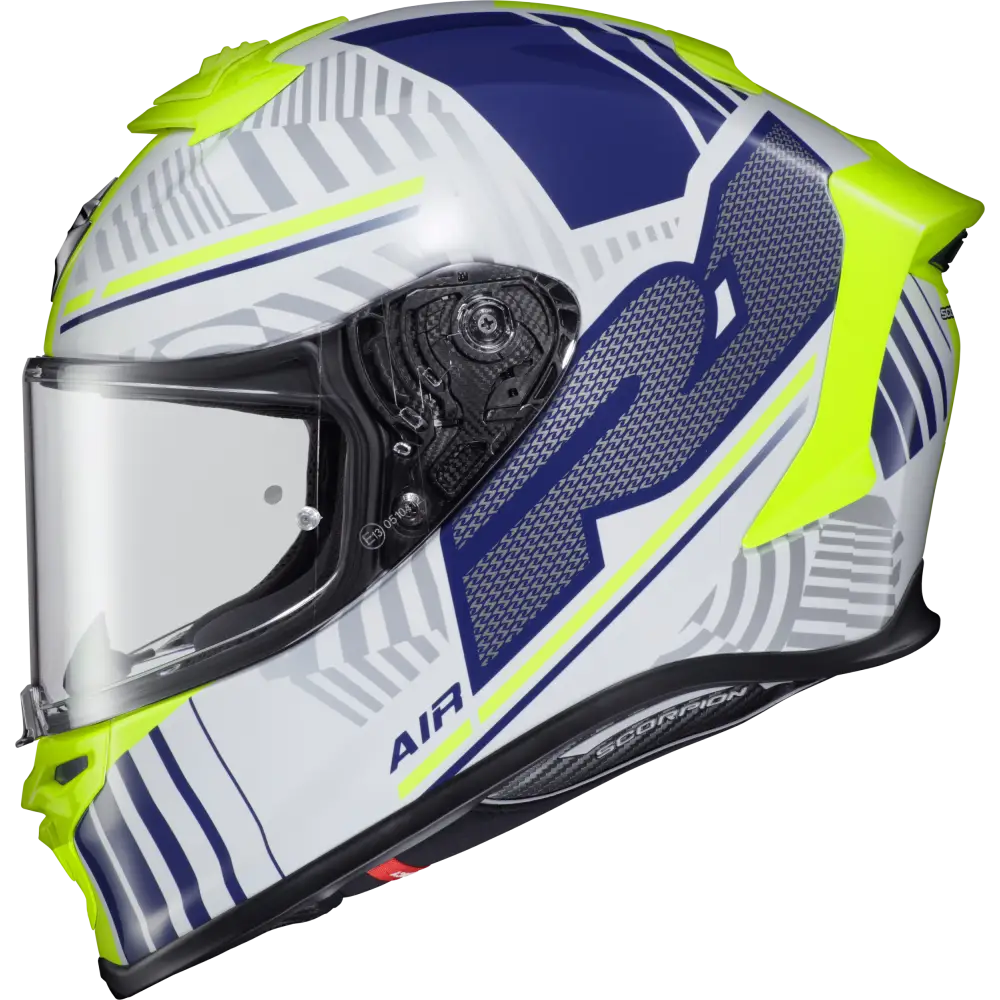 Exo R1 Air Full Face Helmet Juice White/Blue 3x