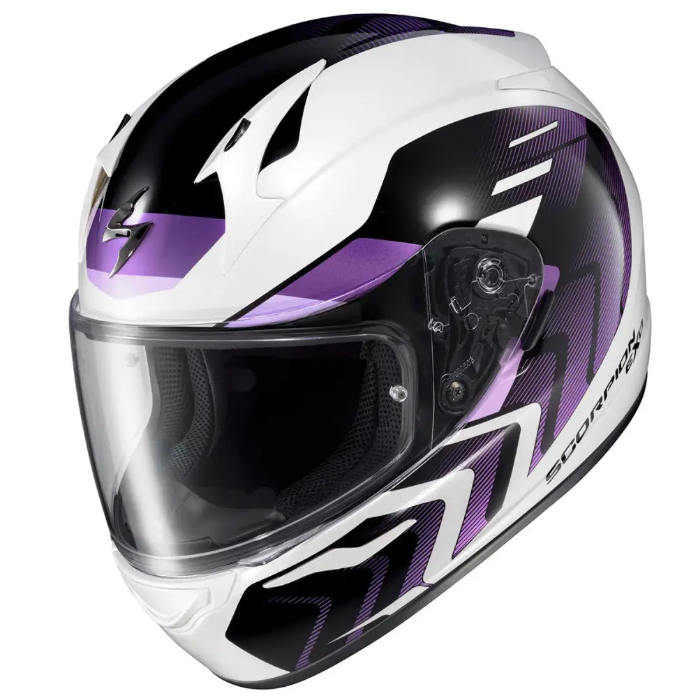 Exo R320 Full Face Helmet Alchemy White/Purple 2x